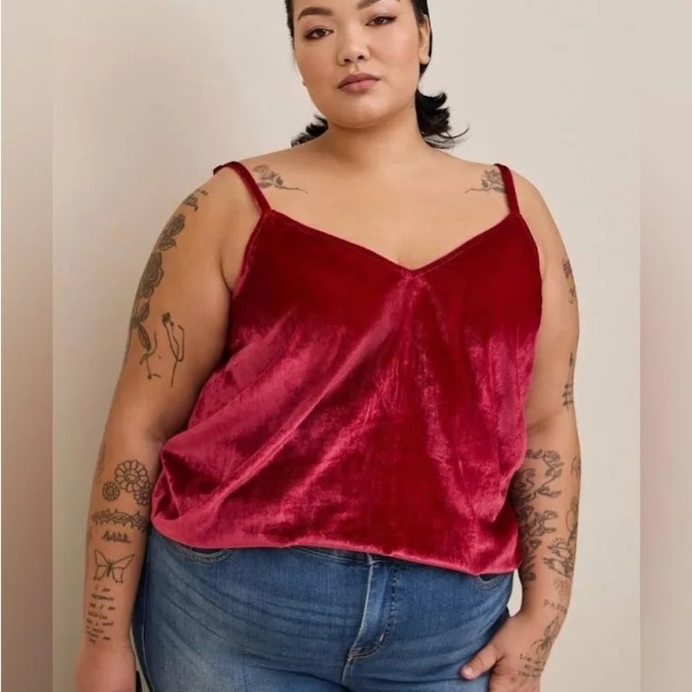 NWT Sophie Velvet Swing Cami